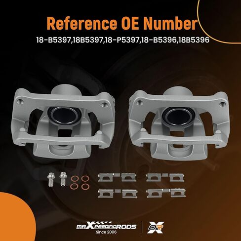 maxpeedingrods 18-B5397، 18-B5396 2x مكابح قرصية خلفية مع أقواس لـ 2012 2013 2014 2015 2016 Ford F-150 in Saudi Arabia