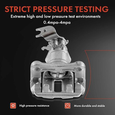 A-Premium Disc Brake Caliper Assembly with Bracket Compatible with Select Volkswagen Models - Eos 2009-2010, L4 2.0L - Rear Right Passenger Side in Saudi Arabia