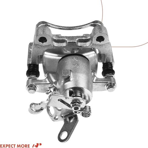 A-Premium Disc Brake Caliper Assembly with Bracket Compatible with Select Volkswagen Models - Eos 2009-2010, L4 2.0L - Rear Right Passenger Side in Saudi Arabia