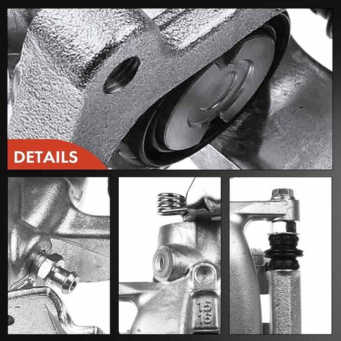 A-Premium Disc Brake Caliper Assembly with Bracket Compatible with Select Volkswagen Models - Eos 2009-2010, L4 2.0L - Rear Right Passenger Side in Saudi Arabia