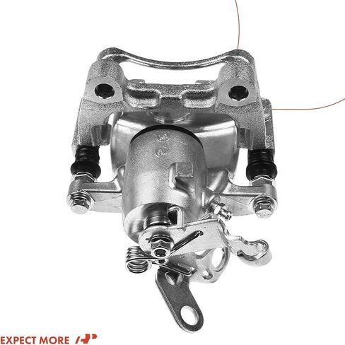 A-Premium Disc Brake Caliper Assembly with Bracket Compatible with Select Volkswagen Models - Eos 2009-2010, L4 2.0L - Rear Right Passenger Side in Saudi Arabia