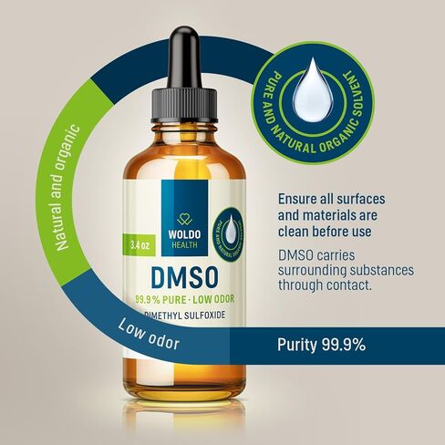 DMSO (Dimethyl Sulfoxide) 99.9% Pharmaceutical Grade 8.45oz - Glass Bottle in Saudi Arabia