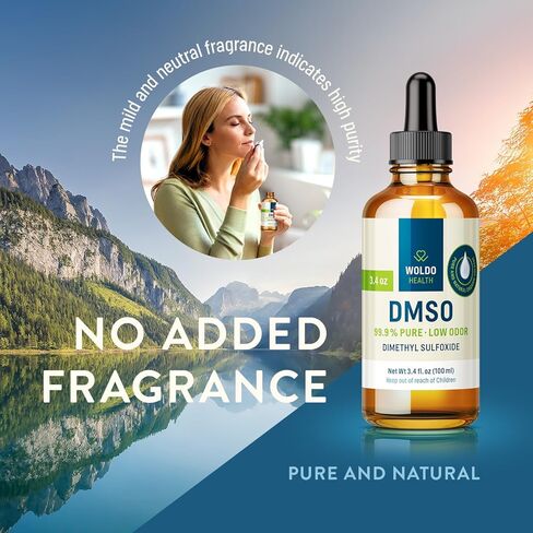 DMSO (Dimethyl Sulfoxide) 99.9% Pharmaceutical Grade 8.45oz - Glass Bottle in Saudi Arabia