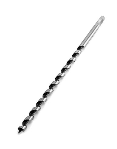 QWORK Auger Drill Bit for Wood, 1/2 Inch Diameter x 12 Inch Length, 3/8-Inch Hex Shank, Long Drill Bits in Saudi Arabia