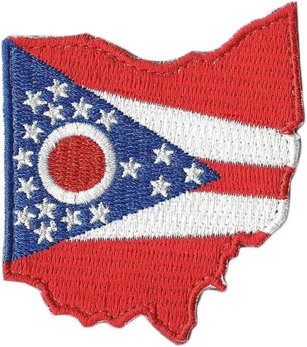 Die Cut Ohio State Patch - 2" x 3" - Full Color in Saudi Arabia