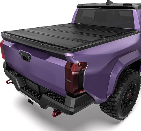 Soft Roll-Up Truck Bed Tonneau Cover Compatible with Toyota Tacoma 2024 2025 2026 with Track Rail System, 5 Ft Bed Excl. Trail System in Saudi Arabia