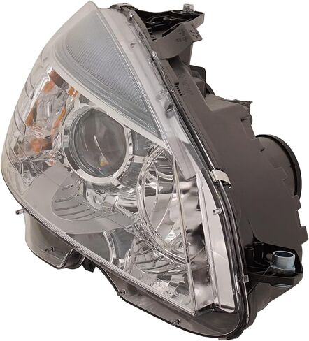 مجموعة المصابيح الأمامية الجانبية للركاب Garage-Pro لسيارة Mercedes Benz C300 2008-2011، C350، هالوجين مع مصابيح أمامية للسيارات، للطرز بدون إضاءة وحزمة متميزة، تم تصنيعها من 09 فبراير 2008 in Saudi Arabia