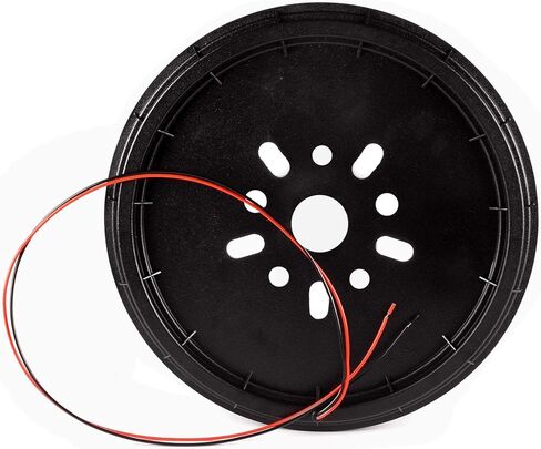 Krator Spare Tire LED Wheel Brake Light 3rd Third Brake Lights Compatible with Jeep Wrangler JK JKU YJ TJ 1987-2017, Red Light, 14" Diameter (DDL-2040) in Kuwait