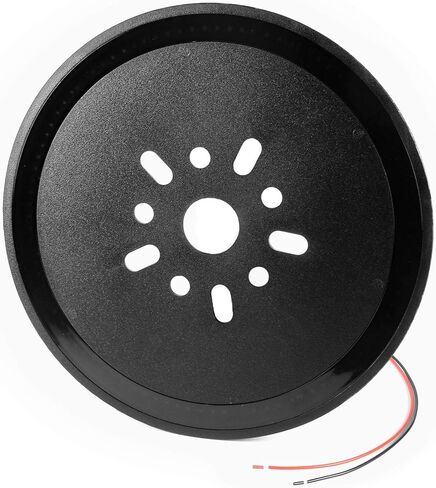 Krator Spare Tire LED Wheel Brake Light 3rd Third Brake Lights Compatible with Jeep Wrangler JK JKU YJ TJ 1987-2017, Red Light, 14" Diameter (DDL-2040) in Kuwait