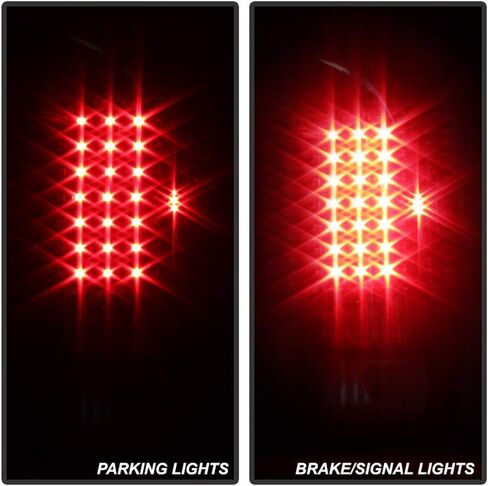 ACANII-للأسود 1997-2003 فورد F150 99-07 F250 F350 SuperDuty LED أضواء خلفية مصابيح الفرامل in Saudi Arabia