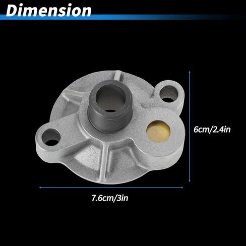 Motoforti No.19299222/839049 Engine Oil Filter Adapter Spin on for GMC for Chevy C1500 94-99 for Chevy 283 305 327 350 383 396 427 454 SBC Small Block Engine in Saudi Arabia