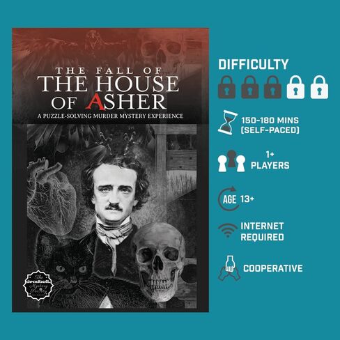The Deadbolt Mystery Society - سقوط House of Asher: Murder Mystery Game - ابحث عن الأدلة، وحل الألغاز، والقضاء على المشتبه بهم، وحلها منفردًا أو مع مجموعة in Saudi Arabia