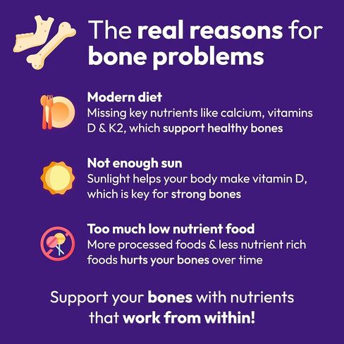 مكمل قوي لاستعادة أسنان الفك - يدعم صحة الأسنان والأسنان القوية مع فيتامين د3 والمغنيسيوم والعظام والنخاع والكبد وبيض السمك - مسار الأجداد لصحة الفم in Kuwait