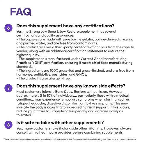مكمل قوي لاستعادة أسنان الفك - يدعم صحة الأسنان والأسنان القوية مع فيتامين د3 والمغنيسيوم والعظام والنخاع والكبد وبيض السمك - مسار الأجداد لصحة الفم in Kuwait