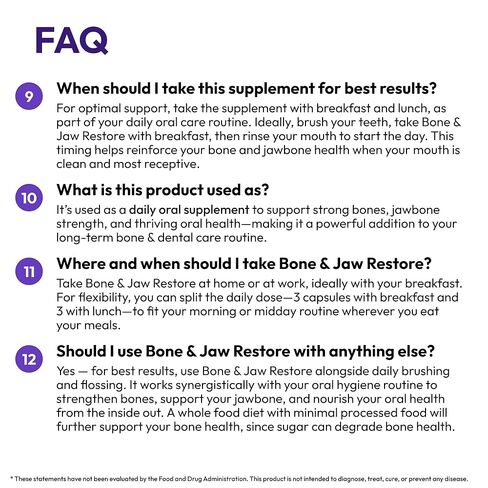 مكمل قوي لاستعادة أسنان الفك - يدعم صحة الأسنان والأسنان القوية مع فيتامين د3 والمغنيسيوم والعظام والنخاع والكبد وبيض السمك - مسار الأجداد لصحة الفم in Kuwait