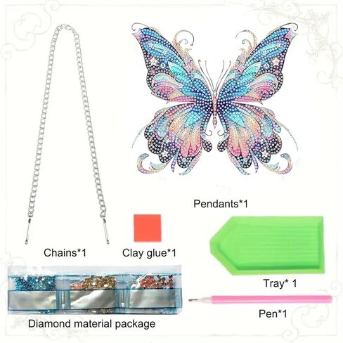 Diamond Art Kits for Adult Welcome Design Special Shape Acrylic Hanging Pendant Crystal Mosaic Home Wall Door Window Decor with Chain Handmade Christmas Gift (LG11) in Saudi Arabia
