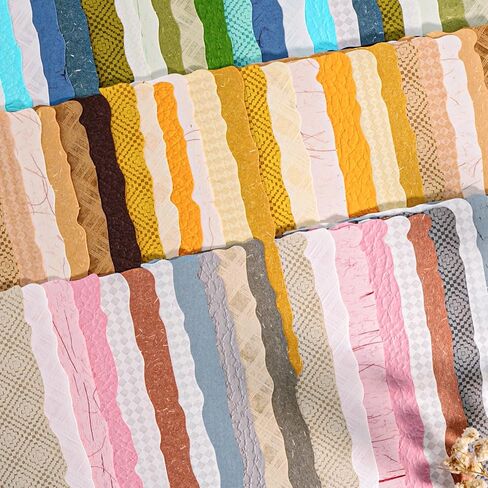 72 Pcs Textured Scrapbook Paper - 6 pack Craft Paper Assorted Set Colorful Special Cards paper Mixed for Scrapbooking Junk Journal Journaling Supplies Planner Bullet Collage Small A7, 5.7x3.54 Inch in Saudi Arabia