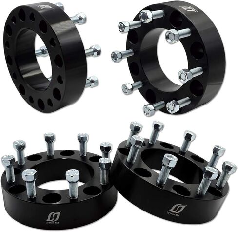 فواصل عجلات 8x180 بسمك 1.5 بوصة مع مسامير M14x1.5، تجويف محور 125 مم، محولات العجلات، عبوة من 4 قطع in Kuwait