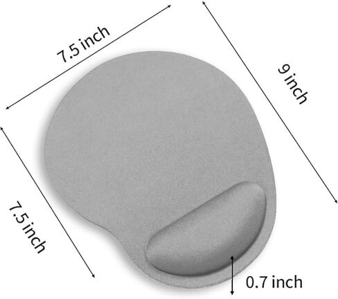 2 pcs Mouse pad Set, Portable Wrist Rest, Rubber Base, Non Slip and Waterproof, Lightweight and Comfortable, Durable, Suitable for Offices, Families, and Dormitories in Saudi Arabia