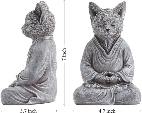 Elephant Buddha Zen Statue Decor, Elephant Statue Gifts for Women, Yoga Elephant for Home Office Desktop Table Meditating Room Decor, Unique Gift for Elephant Lovers in Saudi Arabia