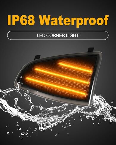 LED Side Marker Light Compatible with Chevy Blazer S10 S15 Jimmy 1995 1996 1997 S10,S15,Sonoma 1994 1995 1996 1997 Driver and Passenger Side Sequential Corner Light in Saudi Arabia