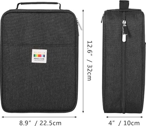 274 Slot Colored Pencil Case Pen Bag with Zipper for Artist Storage Organizer for Watercolor Pencil Gel Pen Marker Highlighter Large Capacity Handy Pencil Holder(Blue) in Saudi Arabia
