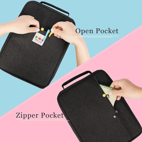 274 Slot Colored Pencil Case Pen Bag with Zipper for Artist Storage Organizer for Watercolor Pencil Gel Pen Marker Highlighter Large Capacity Handy Pencil Holder(Blue) in Saudi Arabia