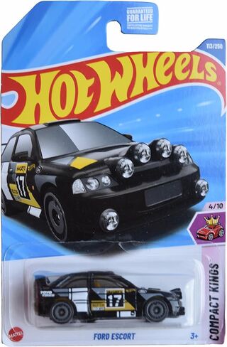 Hot Wheels Ford Escort, Compact Kings 4/10 [Black] 113/250 in Saudi Arabia