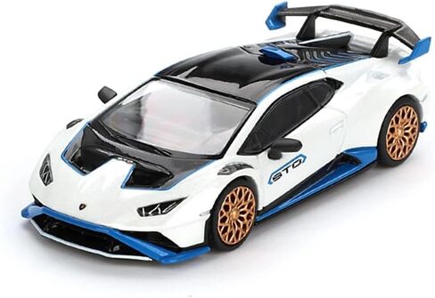 نموذج سيارة مصبوب 1:64 متوافق مع لامبورغيني هوراكان STO Bianco Asopo إصدار محدود من Mini GT MGT00788 in Saudi Arabia