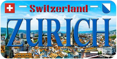 Zurich Switzerland Novelty Car Auto License Plate in Saudi Arabia