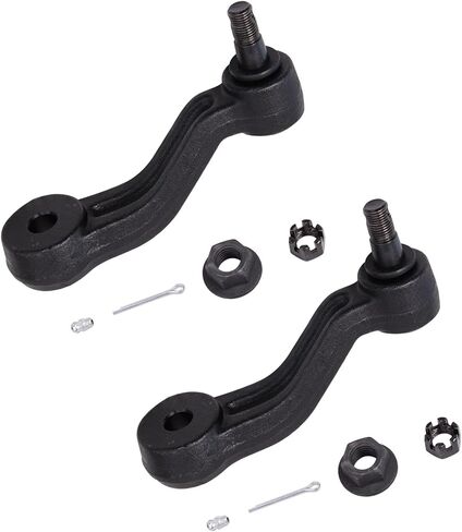 محور ديترويت - طقم تعليق أمامي ثنائي الدفع لـ 1996-2002 Chevy GMC Express Savana 1500 2500 3500 4 قضبان ربط خارجية داخلية 2 أكمام 2 Idler & 1 Pitman Arms 1997 1998 1999 2000 2001 استبدال - مجموعة 9 قطع in Saudi Arabia