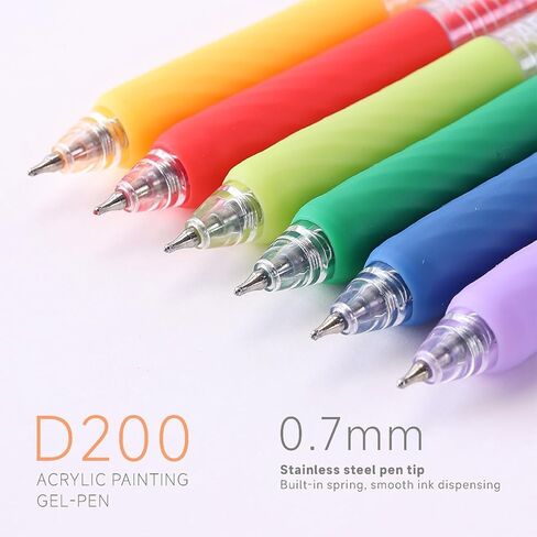 90 Pcs Acrylic Gel Pens 0.7mm Quick Dry Fine Point Smooth Writing Ballpoint for Adult Coloring, Drawing, Journaling, Note Taking in Saudi Arabia