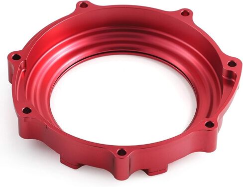 غطاء القابض مع نافذة شفافة لياماها YFZ450 YFZ450R 2006-2022، 5TG-15415-00-00، 5TG-15415-10-00، غطاء علبة المرافق 1-1 غطاء، أحمر in Saudi Arabia
