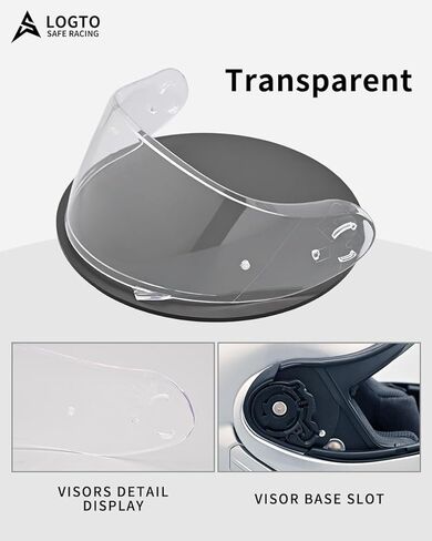 Compatible with SHOEI Neotec 2 Helmet Visor Replacement Neotec 2 CNS-3 Motorcycle Helmet Face Shield UV Protection Anti-Scratch (Transparent) in Saudi Arabia