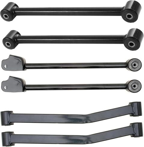 Suspension Dudes 21 PC Front Upper/Lower + Rear Lower Control Arm Kit + Ball joint Kit + Front/Rear Sway Bar Link Kit + Outer Tie Rod End Kit + Steering Drag Link, FITS Jeep Wrangler 2007-2018 RK64177 in Kuwait