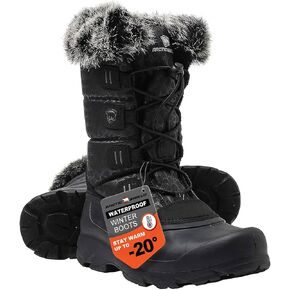 ArcticShield Polar Fur Accented Womens Winter Boots for Women with Heat Retain Technology - Warm Waterproof Insulated Snow Boots Rated to -20° F in Kuwait
