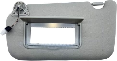واقي من الشمس من جانب السائق والراكب مع بديل للضوء يناسب Nissan Sentra 2013-2019 Sunshade96401-3SG8A 96400-3SG8A اللون رمادي (رمادي (جانب السائق والراكب)) in Kuwait