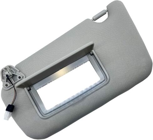 واقي من الشمس من جانب السائق والراكب مع بديل للضوء يناسب Nissan Sentra 2013-2019 Sunshade96401-3SG8A 96400-3SG8A اللون رمادي (رمادي (جانب السائق والراكب)) in Kuwait
