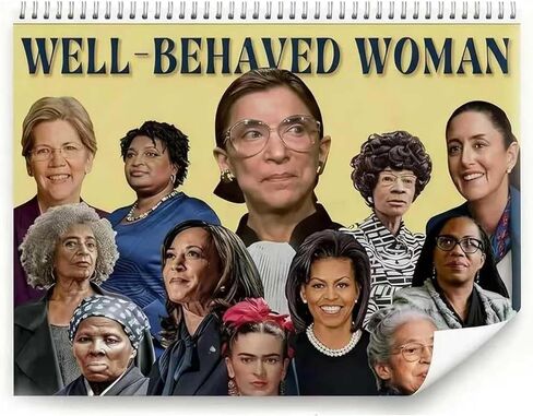 2026 Feminist Wall Calendar – “Well-Behaved Women" Empowerment Calendar, 11" X 8.5", Inspirational Gift for Women, Home & Office Décor in Saudi Arabia