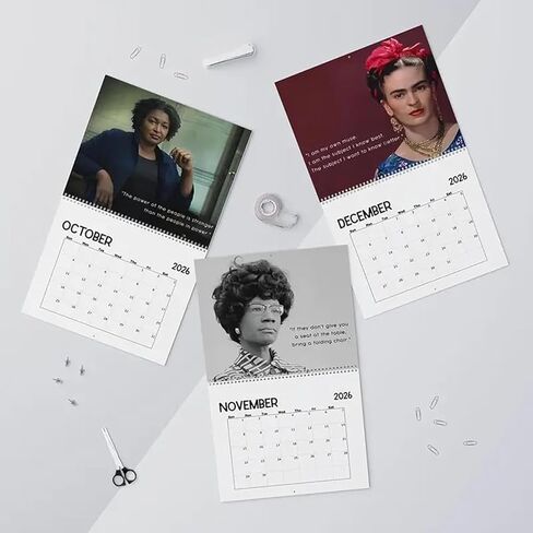 2026 Feminist Wall Calendar – “Well-Behaved Women" Empowerment Calendar, 11" X 8.5", Inspirational Gift for Women, Home & Office Décor in Saudi Arabia