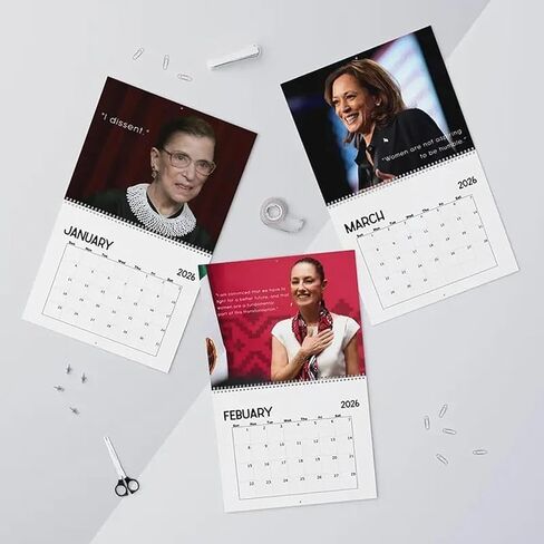 2026 Feminist Wall Calendar – “Well-Behaved Women" Empowerment Calendar, 11" X 8.5", Inspirational Gift for Women, Home & Office Décor in Saudi Arabia