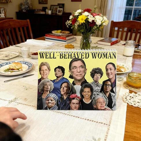 2026 Feminist Wall Calendar – “Well-Behaved Women" Empowerment Calendar, 11" X 8.5", Inspirational Gift for Women, Home & Office Décor in Saudi Arabia