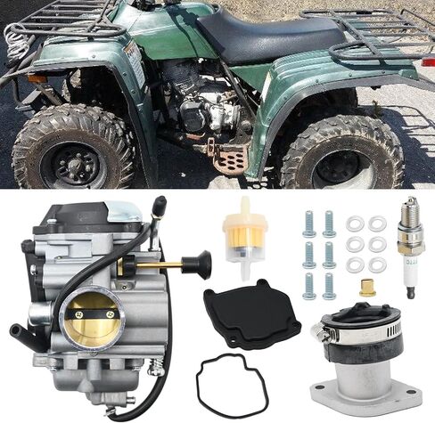 مكربن ​​YFM250 مع استبدال فلتر الوقود لـ Yamaha Bear Tracker 250 YFM250 YFM250X 1999-2004 استبدال #: 4XE-14140-12-00، 4XE-14140-13-00 in Saudi Arabia