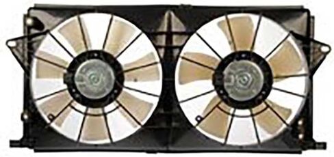 Engine Cooling Fan Assembly 1PC Replaces 21999691, 21999768 Compatible with Lucerne 2006 2007 2008 2009 2010 2011 Compatible with Cadillac DTS 2006 2007 2008 2009 2010 in Saudi Arabia