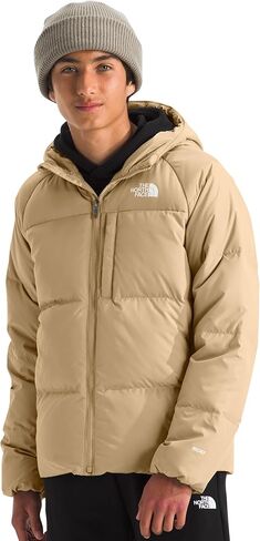سترة بغطاء رأس للأولاد من THE NORTH FACE ذات وجهين، مقاس TNF أسود، مقاس صغير in Saudi Arabia