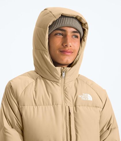 سترة بغطاء رأس للأولاد من THE NORTH FACE ذات وجهين، مقاس TNF أسود، مقاس صغير in Saudi Arabia