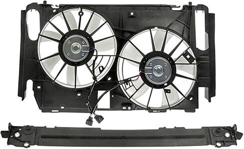 Engine Cooling Fan Assembly 1PC Replaces 163610V010, 163610V020 Compatible with RAV4 2012 2009 2010 2011 in Saudi Arabia
