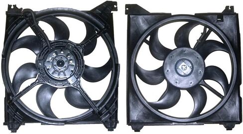 Engine Cooling Fan Assembly 1PCS Compatible with Hyundai Santa Fe 2001 2004 2002 2003 2005 2006 in Saudi Arabia
