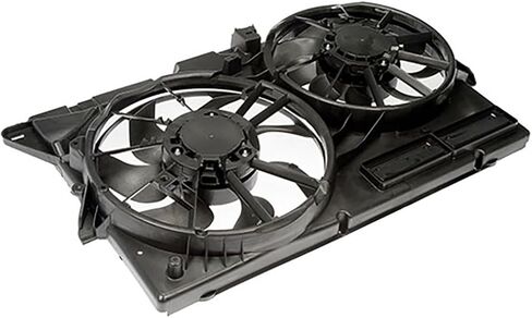 Engine Cooling Fan Assembly 1PC Replaces CV6Z8C607R, DG1Z8C607D Compatible with Explorer 2016-2019 Compatible with Police Interceptor Sedan 2013-2019 in Saudi Arabia
