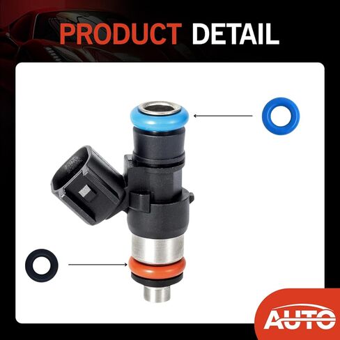 Fuel Injector Repair Kit O-Rings Compatible with Ford Edge 2.7L 3.5L 3.7L Explorer F-150 Flex Transit 150 250 350 Lincoln MKS MKT MKX MKZ Replace 0280158191 6 Pack in Saudi Arabia
